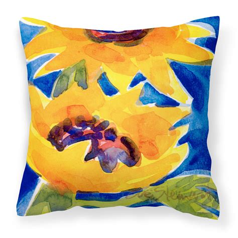 Flower - Sunflower Fabric Decorative Pillow - Walmart.com