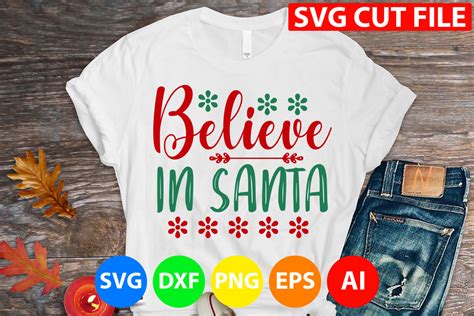 Believe in Santa Svg Graphic by GatewayDesign · Creative Fabrica