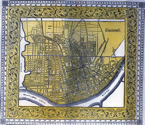 Map of Cincinnati 1855 · Cincinnati Historical Maps · UCL Omeka S