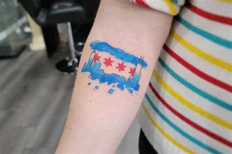 101 Best Chicago Flag Tattoo Ideas That Will Blow Your Mind!