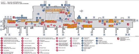 Ottawa Macdonald Cartier Airport Map Yow Printable Terminal Maps ...