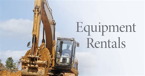 Equipment Rentals