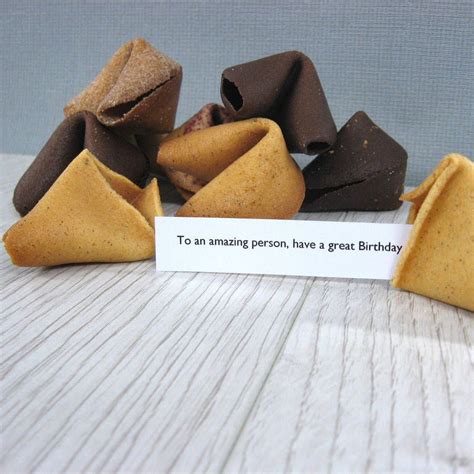 Six Happy Birthday Fortune Cookies | Cracked cookies, Fortune cookie ...