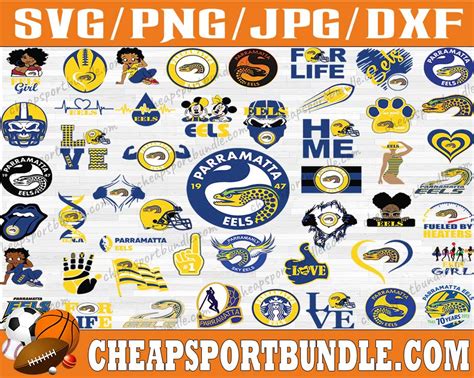 Bundle 49 Files Parramatta Eels Football Team Svg, Parramatt - Inspire Uplift