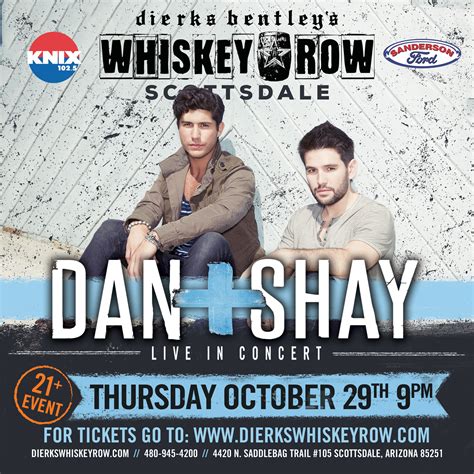 Tickets for Dan + Shay concert in Scottsdale from ShowClix