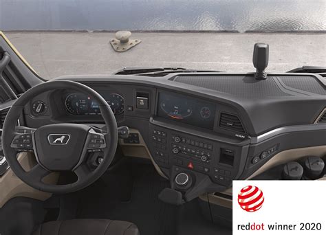 New MAN Truck Generation driver's workplace wins in the Red Dot Award