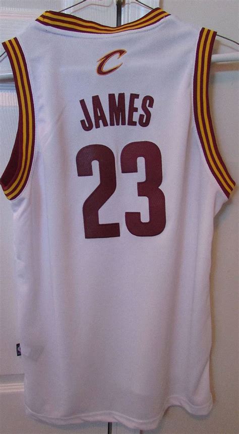 Lebron James # 23 Cleveland Cavaliers NBA Adidas Jersey Youth Large (14 ...