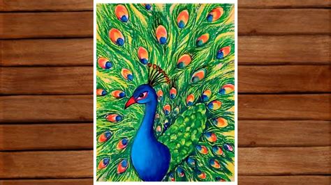 Peacock Drawing Easy And Beautiful With Colour - Janio-Cesar