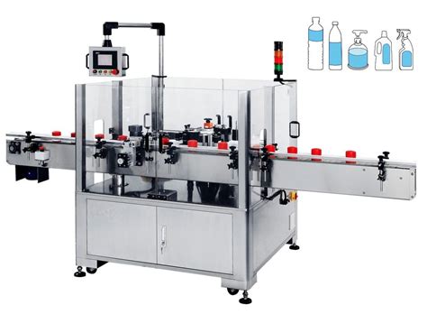 Single Sided Automatic Vial Sticker Labeling Machine For Small Round Bottles