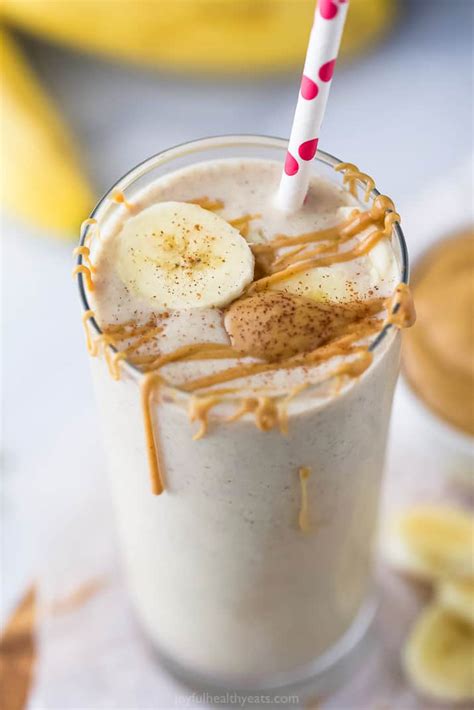 Peanut Butter Banana Smoothie Recipe | Joyful Healthy Eats