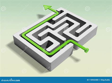 Maze stock illustration. Illustration of concepts, lane - 118943480