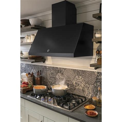 GE Cafe 36-in Ducted Black Slate Wall-Mounted Range Hood in the Wall-Mounted Range Hoods ...