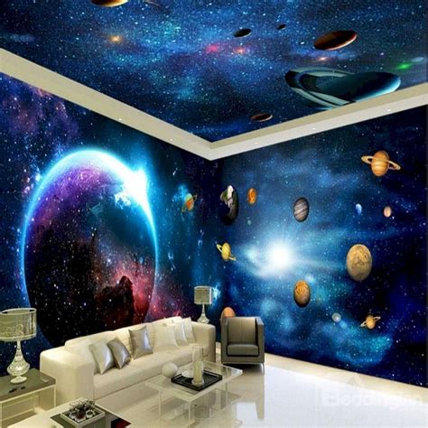 Mural Solar System Wall Painting - Mural Wall