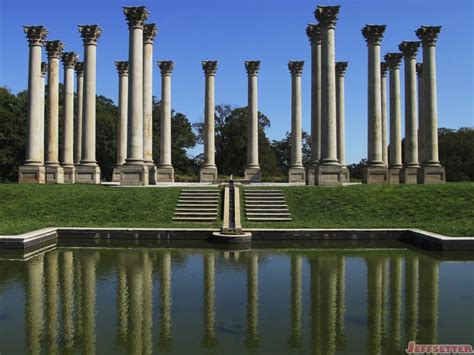 Original United States Capitol Columns at the National Arboretum