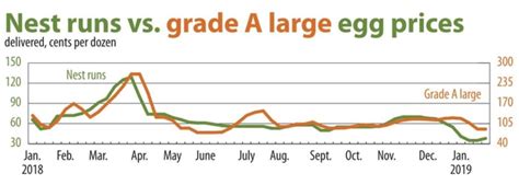 Egg prices fall on slow sales and ample supplies | 2019-02-05 | Food ...