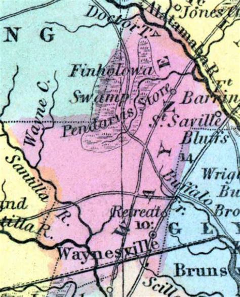 Wayne County, Georgia, 1857 | House Divided