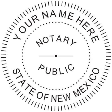 New Mexico Notary Stamp and Seal | Pro Stamps