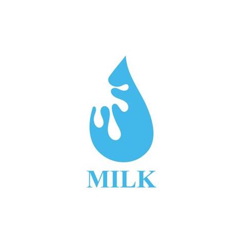 Water drop milk Logo Template vector illustration 632069 Vector Art at Vecteezy