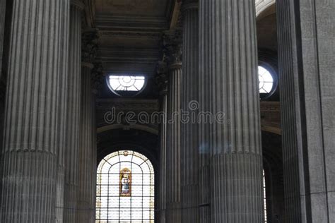 Saint Sulpice stock photo. Image of catholic, interior - 127065482