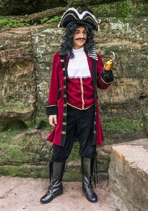 Deluxe Captain Hook Costume for Adults