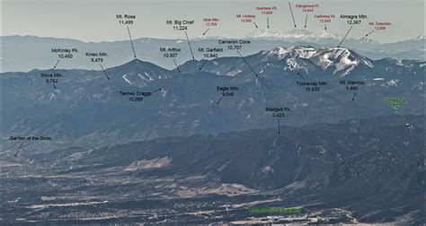 √ Rocky Mountain Front Range Map - Popular Century