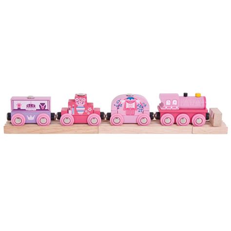 Buy Bigjigs Rail, Princess Train, Wooden Toys, Girls Train Set ...