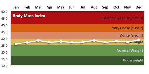 BMI Calculator Excel Template - Calculate Body Mass Index in Excel