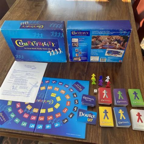MATTEL 41027 CROWN & Andrews Compatibility Family Board Game 1996 ...