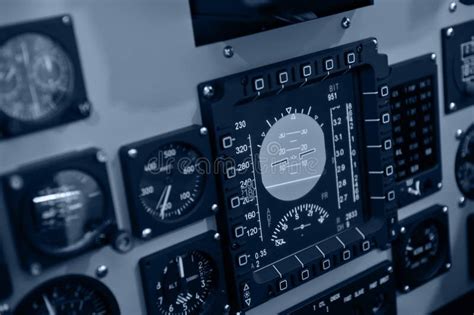 Cockpit control stock photo. Image of avionics, compass - 22478458