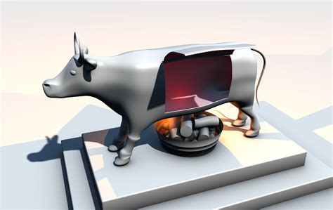 3d brazen bull torture device model