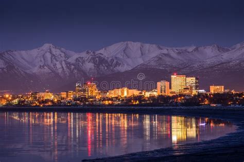 Anchorage Alaska Skyline Stock Photos - Free & Royalty-Free Stock ...