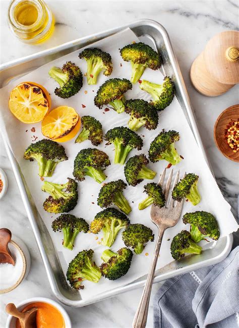 Broccoli Main Dish Recipes : Roasted Broccoli And Mushrooms Easy Side Dish A Pinch Of Healthy ...