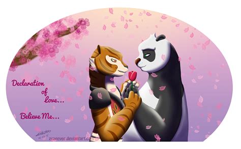 Po and Tigress - Valentine by kreazea on DeviantArt