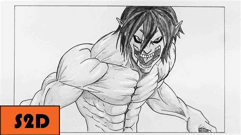 Yeager Simple Eren Titan Drawing - bmp-review