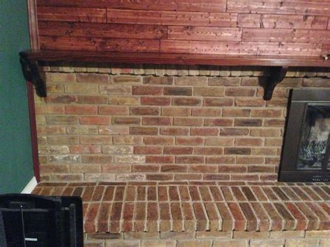 change color of brick fireplace with stain - Google Search