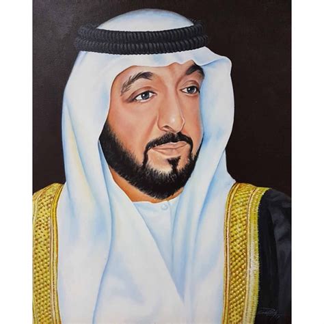 Portrait of Sheikh Khalifa bin Zayed Al Nahyan – Monda Gallery