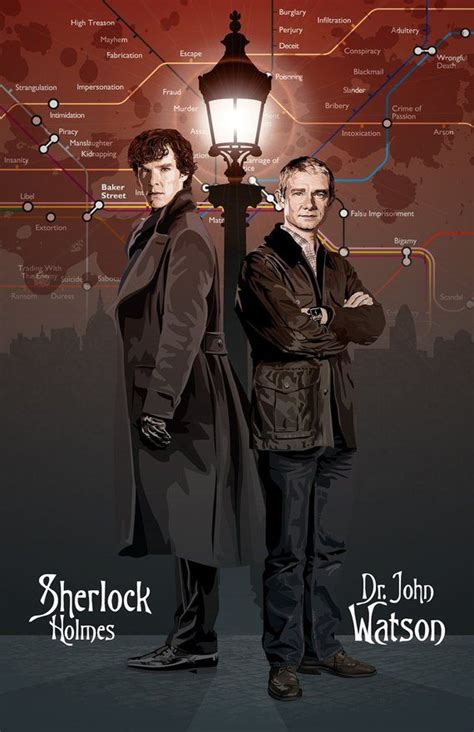 Sherlock Unofficial Fan Art Holmes & Watson 11 X - Etsy | Sherlock ...