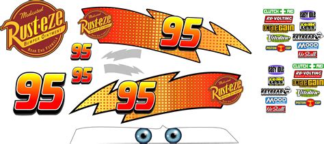 Lightning Mcqueen Printable Decals