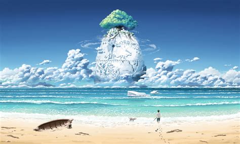 Top 800+ Background anime beach đẹp như tranh vẽ