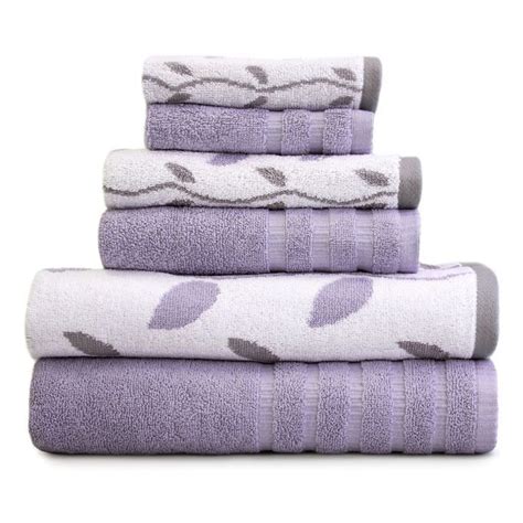 Pacific Coast Textiles 6-Piece Organic Vines Towel Set | Bed Bath ...