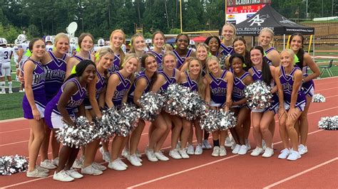 Cherokee Bluff HS football cheerleading team led by senior class - BVM Sports