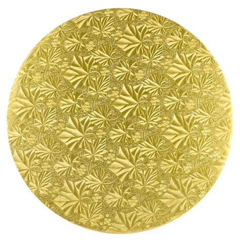 Cake Board Gold Round, 1/4" Thick. - 16" - Pack of 12 - Walmart.com ...