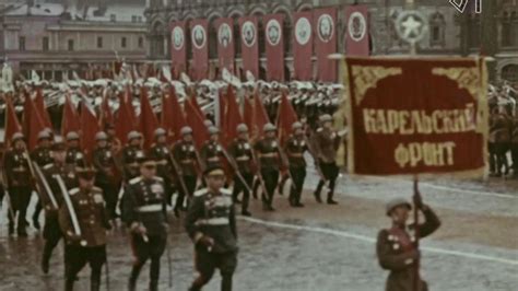 Iconic 1945 military parade in Moscow marks Soviet Union's victory in ...