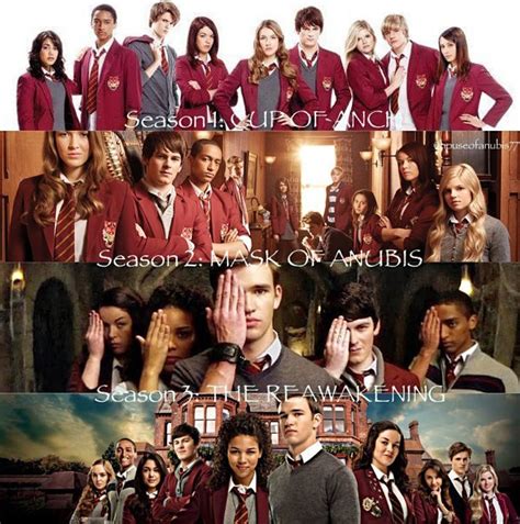 Seasons of House of Anubis...I wonder what mystery season 4 will bring ...