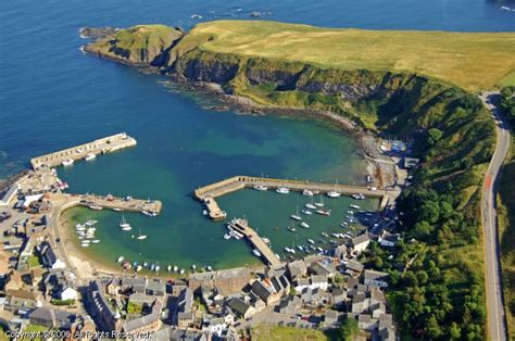 Stonehaven Harbour in Stonehaven, Scotland, United Kingdom