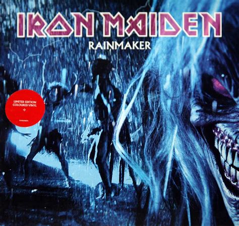 IRON MAIDEN Rainmaker Dance of Death Blue Vinyl 7" Single Album Cover ...