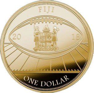 Fijian Gold plated Copper-Nickel One Dollar "Philadelphia Eagle Super ...