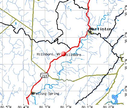 Hillsboro, West Virginia (WV 24946) profile: population, maps, real estate, averages, homes ...