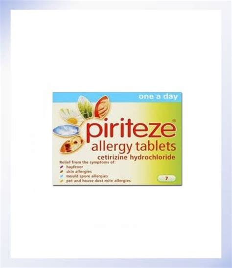 Piriteze Allergy 7 Tablets - Numark Pharmacy