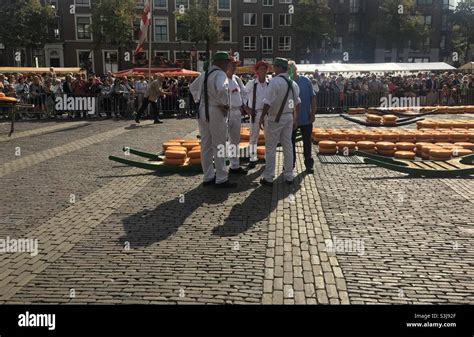 Alkmaar Cheese Market Stock Photo - Alamy